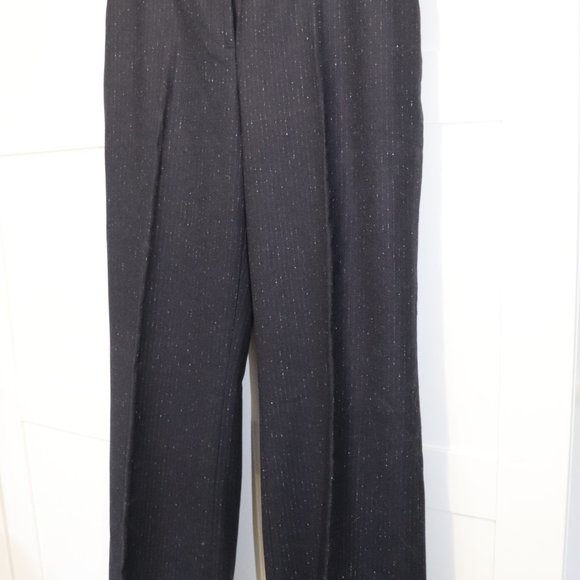 Classiques Entier Grey Micro Pinstripe 100% Wool Dress Pants from Nordstrom - Picture 2 of 9